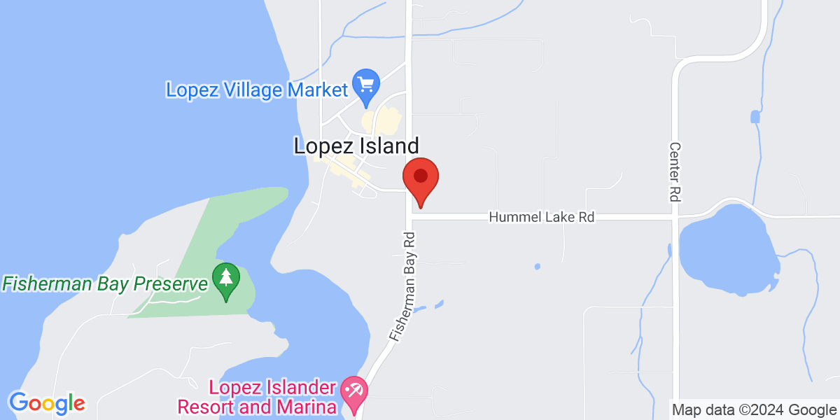 Map of Lopez Island Library